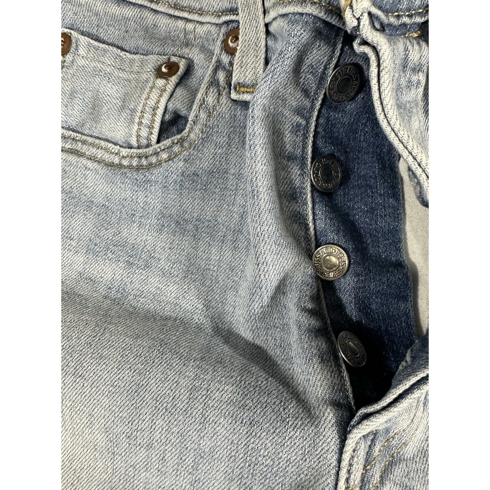 Levi's 501s Womens Skinny Jeans Light Blue Denim Wash Streetwear Premium Quality - Picture 5 of 12